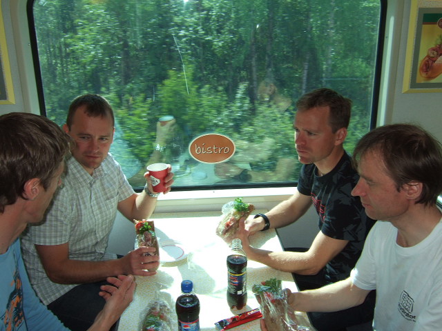 "Fika" on the train