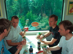 "Fika" on the train