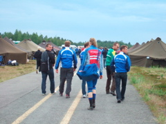 Time to go check out the finish area