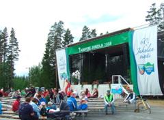 The stage