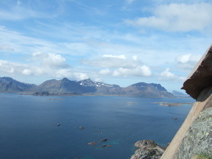 The view to the west