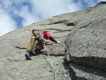 Pitch 7 continued up the same corner system