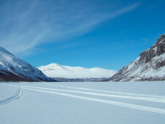 The view up to the head of the lake...