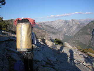 Packing loads down the East Ledges