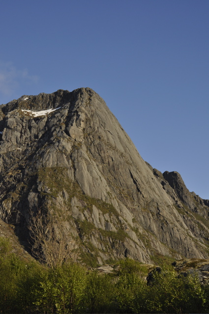 West Buttress of Presten in evening light
