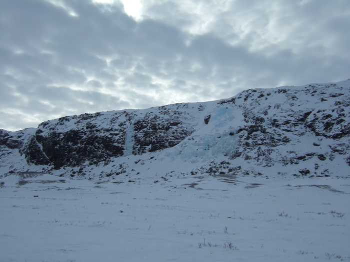 Waterfalls under Lahttekcohkka