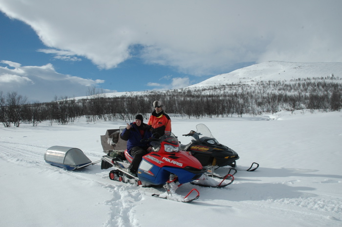 We stopped to rest our ears on Guhposjavri